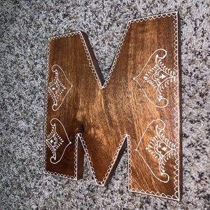 Wooden M